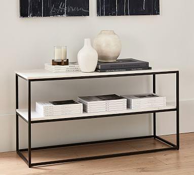 Delaney 42" Marble Media Console