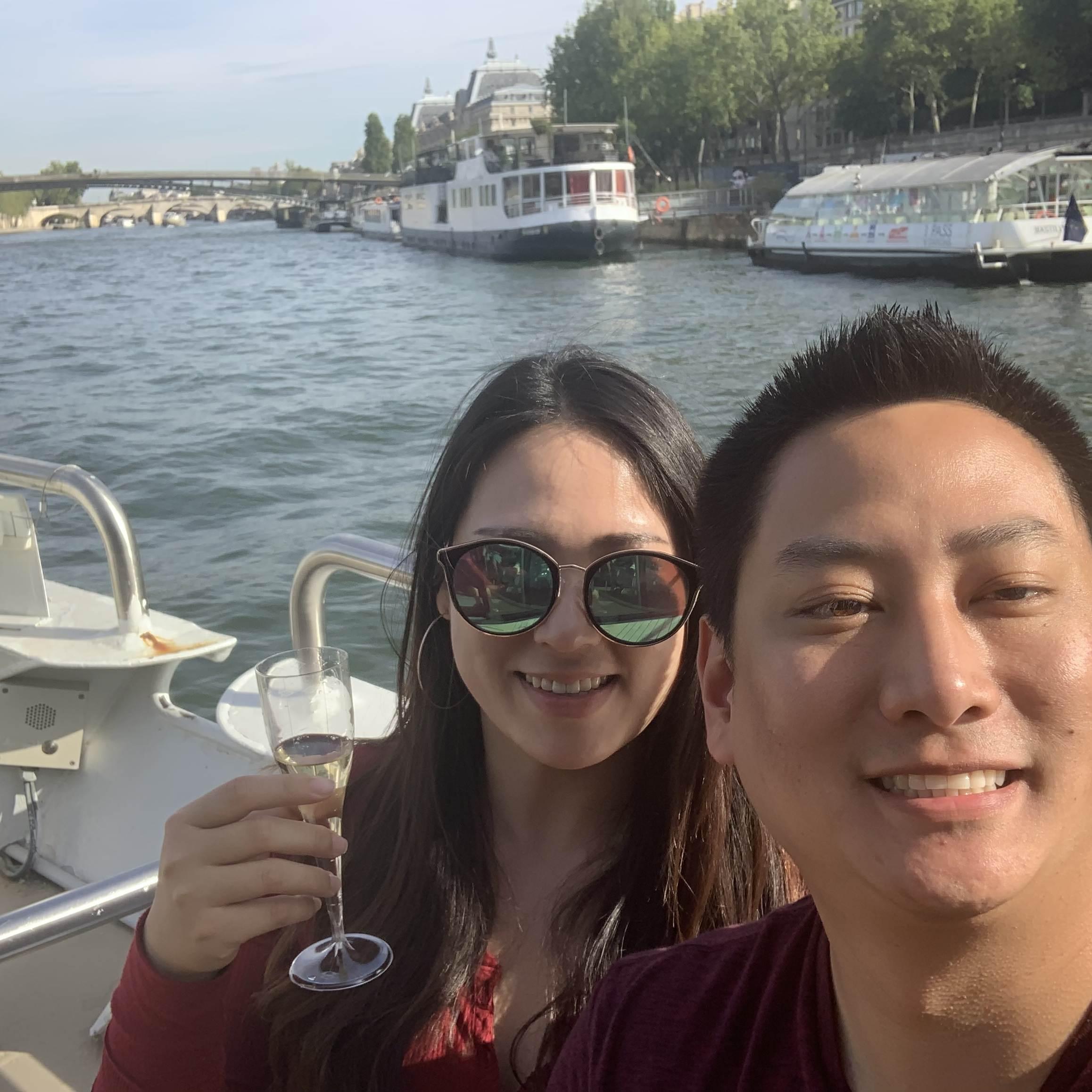 Seine river in France