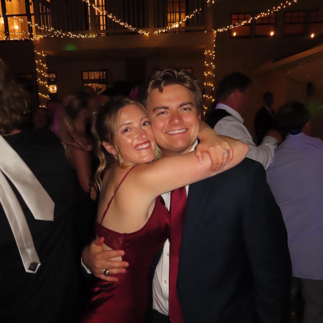 Best wedding date! We have been to 7 weddings together side-by-side!