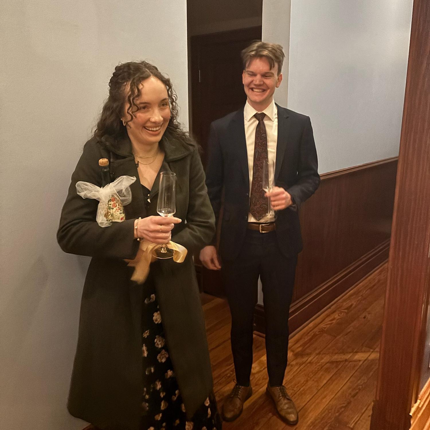 from our surprise engagement party!