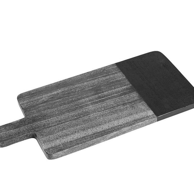Black Wood & Marble Medium Cheese Board