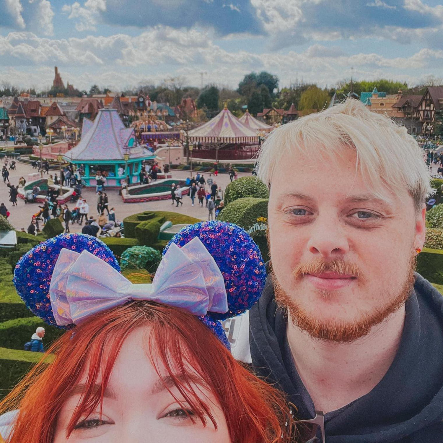 We walked up so many stairs to get to the top, it was all worth it.