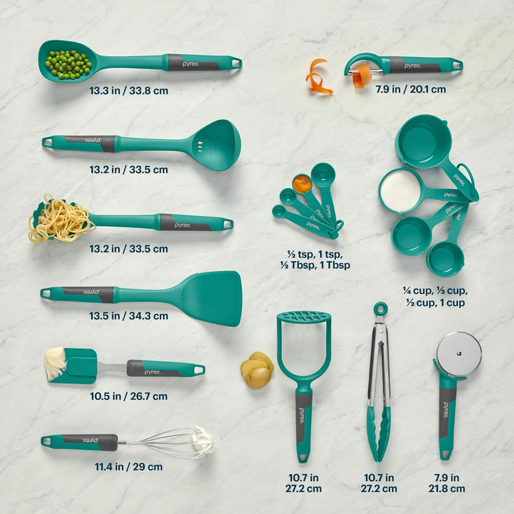 Pyrex, 18-Piece Kitchen Tools & Gadgets Set | Zola