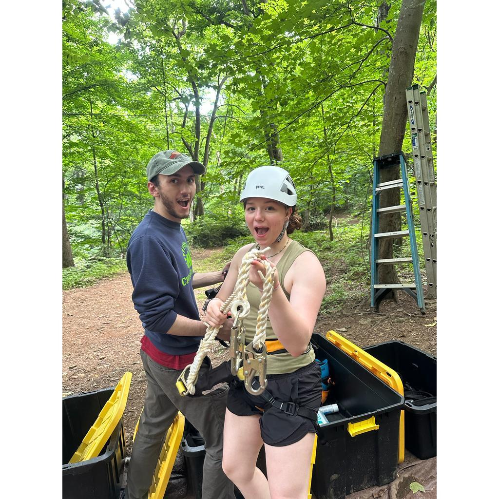 High ropes at camp!