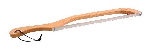Out of the Woods of Oregon Bread & Bagel Fiddle Bow Slicer - Knife - Alder - LEFT HANDED