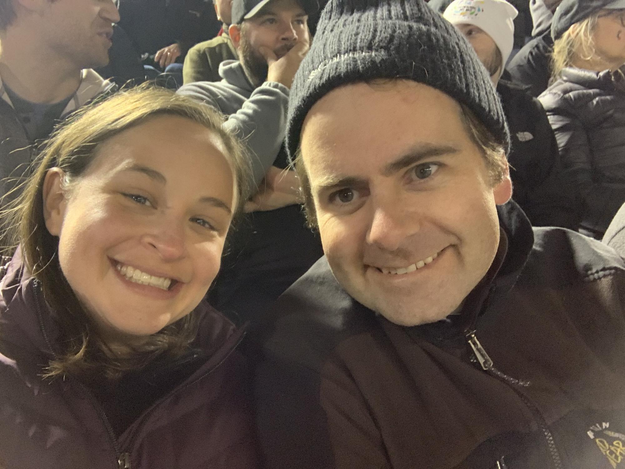 Kim’s first UC game, Cincinnati, OH, December 2021