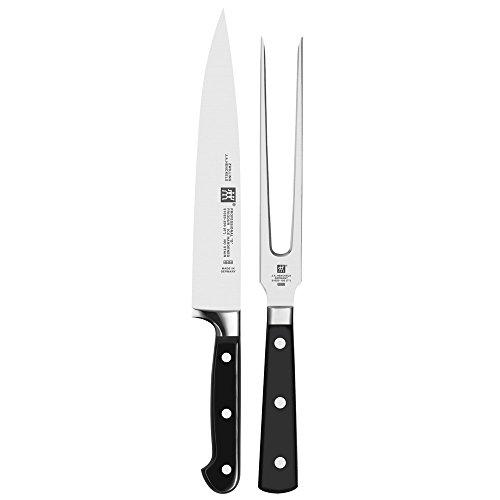 ZWILLING J.A. Henckels 35601-100 Professional S Carving Set, 2-piece, Black/Stainless Steel