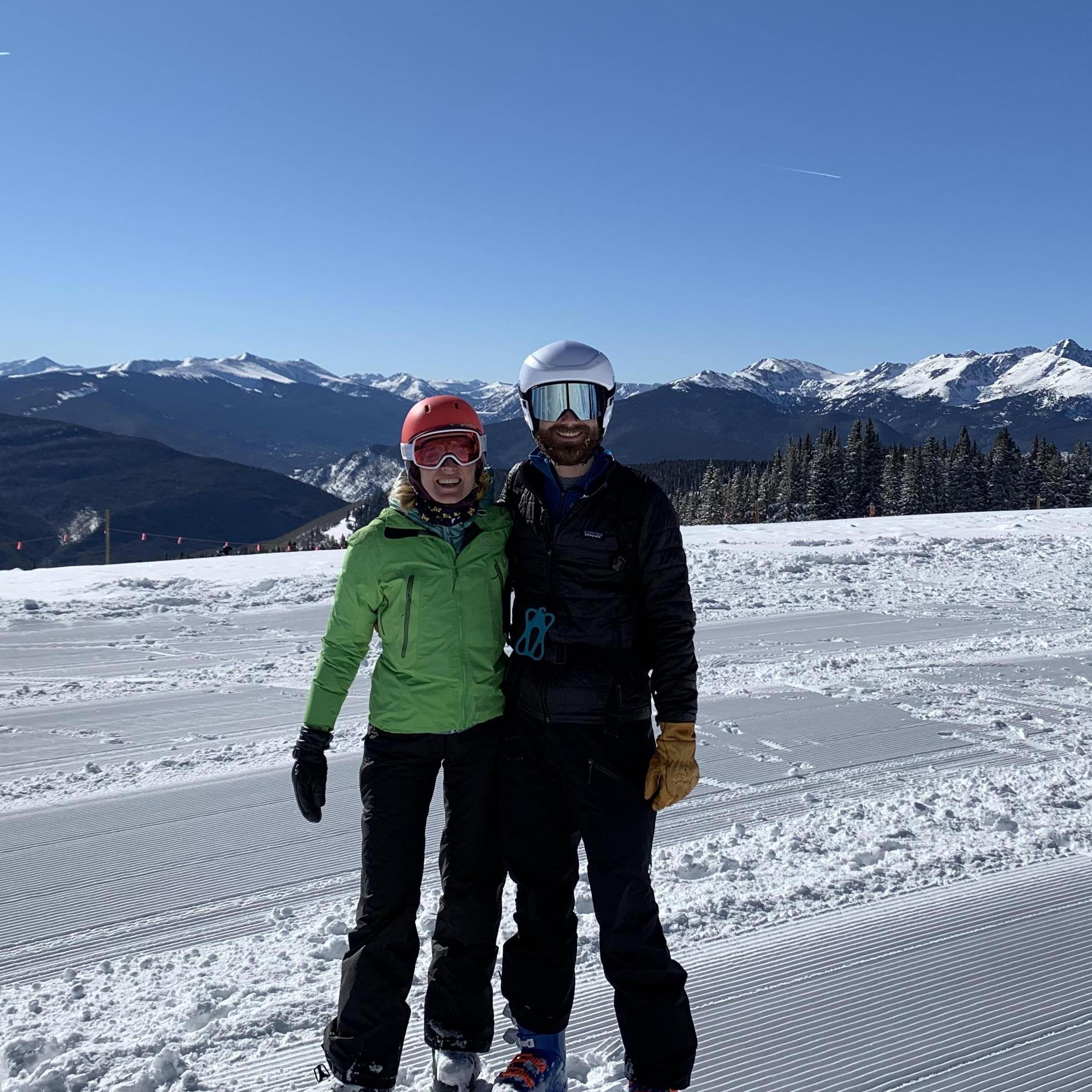 At Belle's Camp in Blue Sky Basin, Vail.