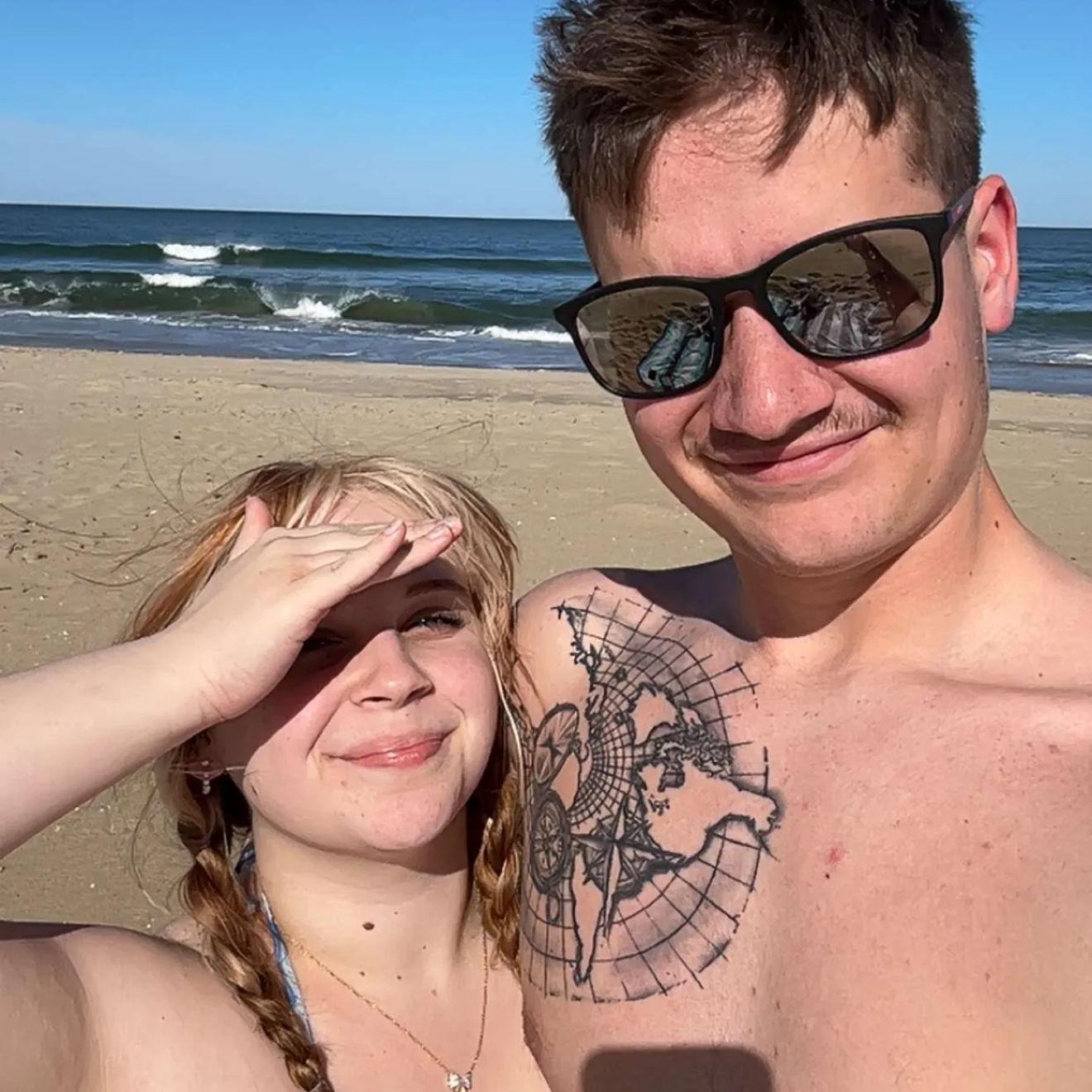 first beach day!