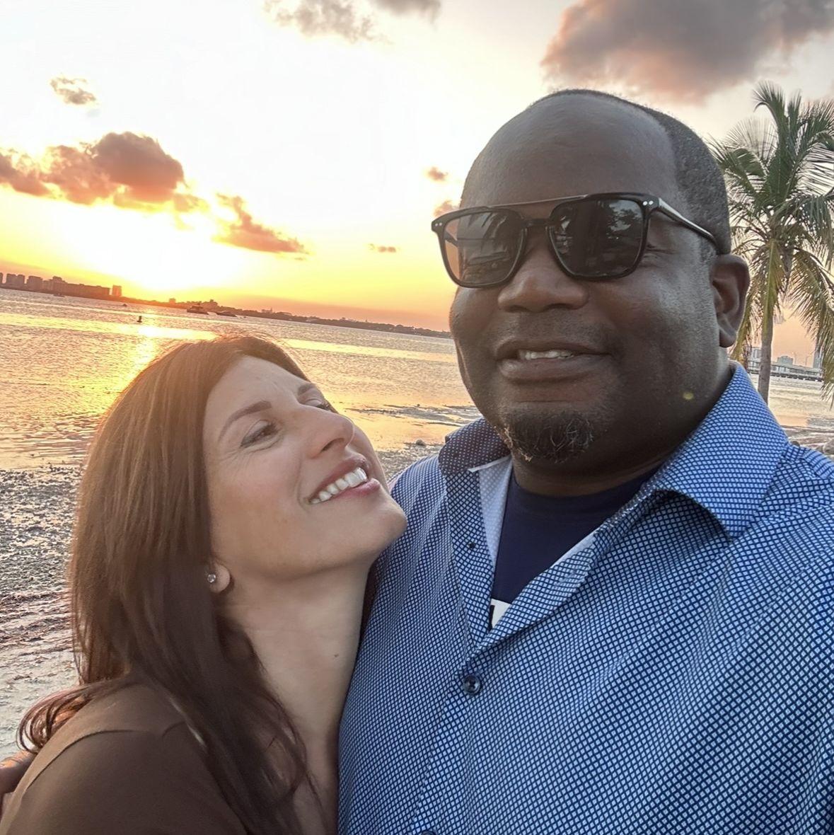 Remote beach in Miami