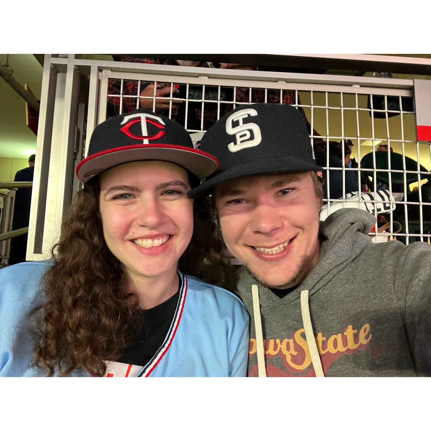 We have season tickets to the Twins, here's just one photo from one of the many games we've been to