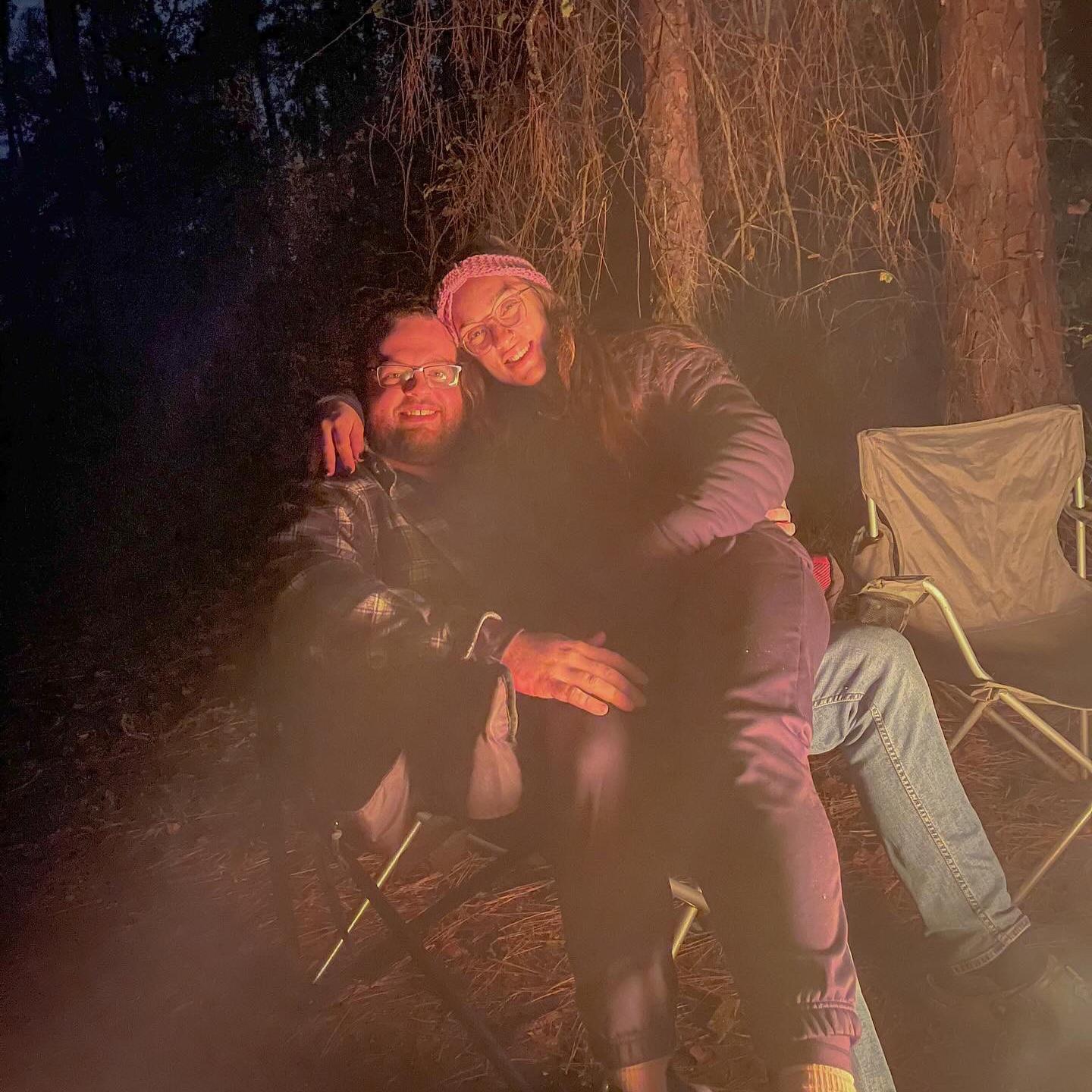 Annual camping trips after Christmas for Chase's birthday is one of Christine & Chase's favorite traditions!