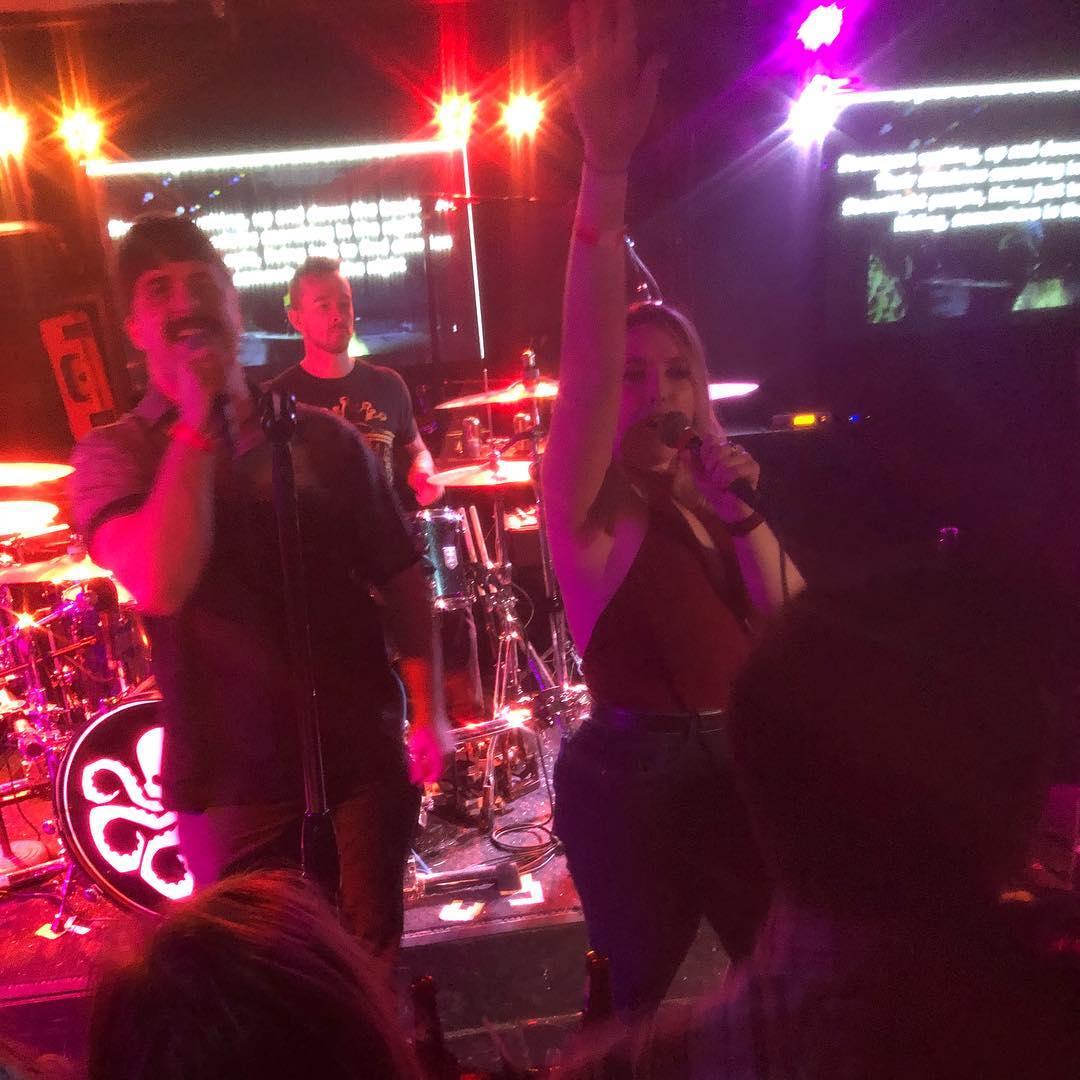 A re-enactment of our first date! Live karaoke in the basement of Dark Horse Saloon in Atlanta, GA.