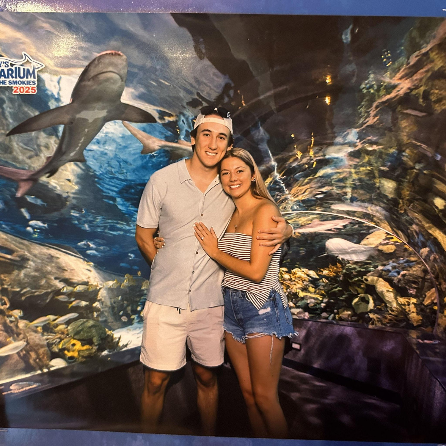 Ripley's aquarium after we got engaged