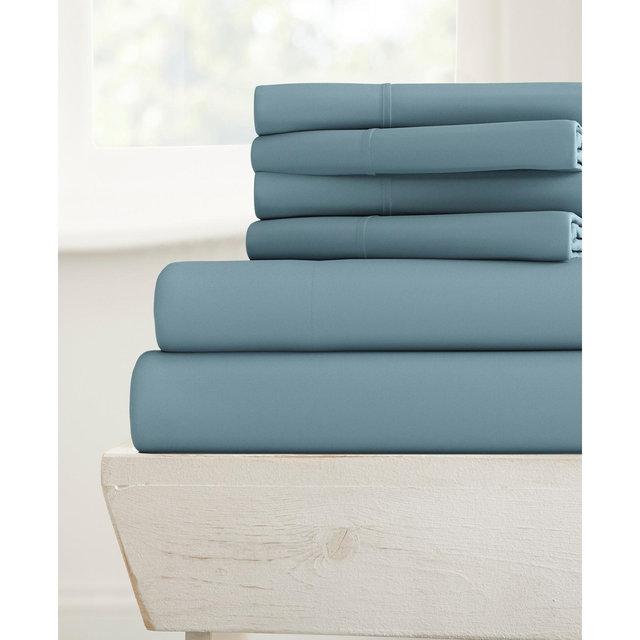 ienjoy Home Solids in Style 6-Pc. Sheet Set, Full