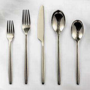 Ava Flatware Mirror Champagne Gold Finish
