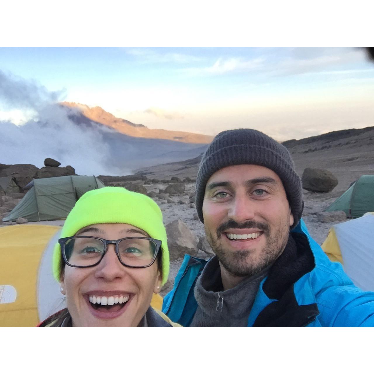 (Close to) the top of Kili!