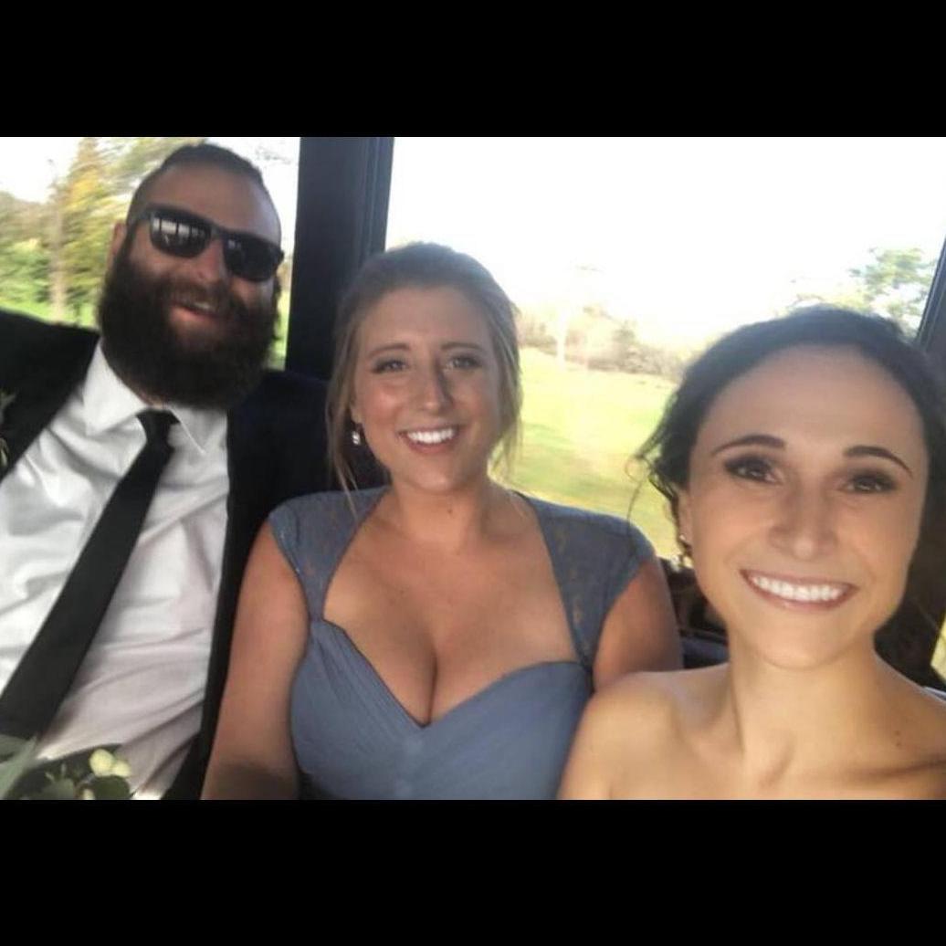 Our First Photo, featuring Orland's sister, Dani, at Orland & Sarah's wedding