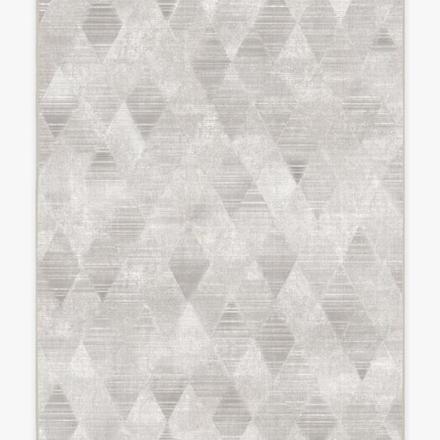Kavi Mosaic Silver Rug, 5x7