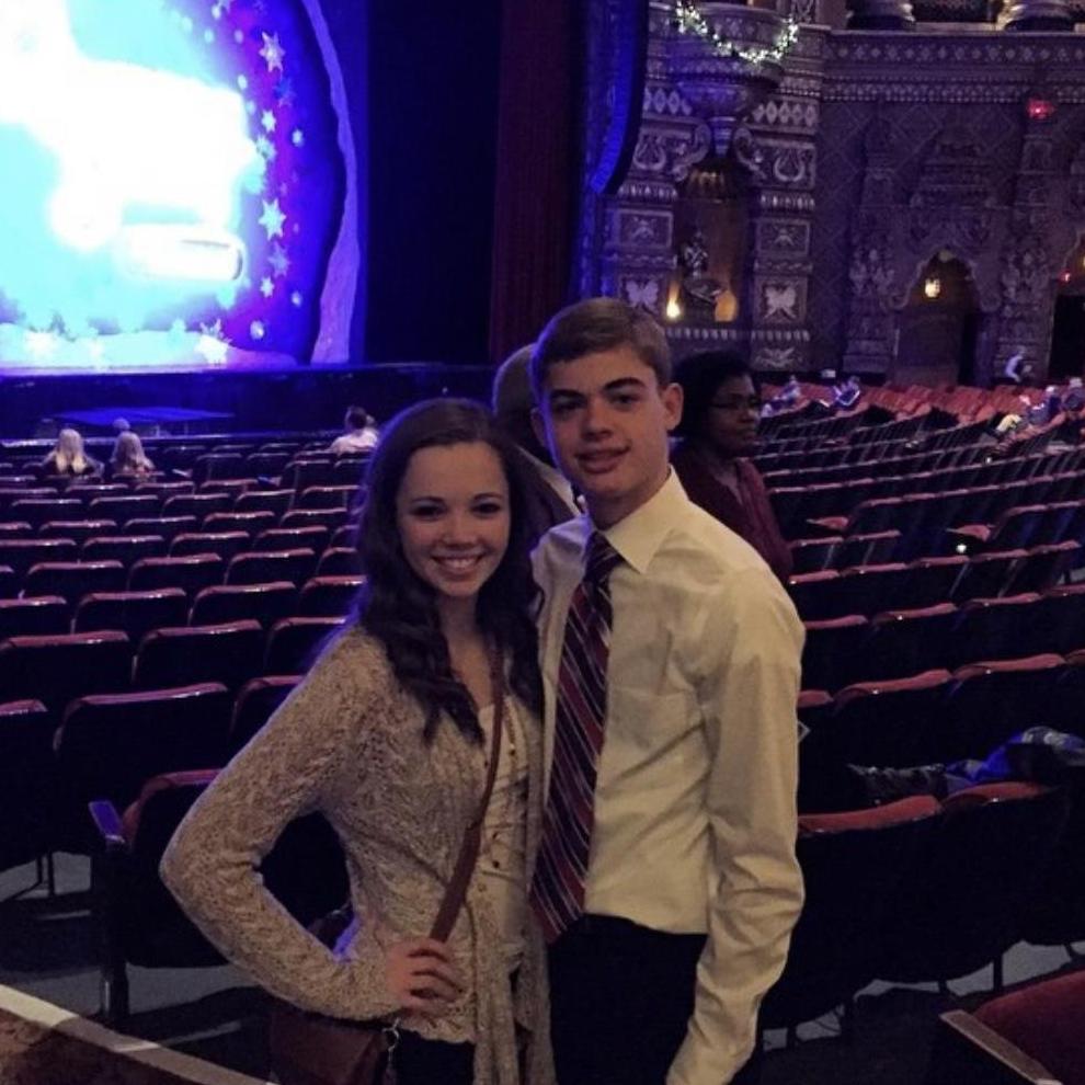 At the Fox to see A Christmas Story in 2014.