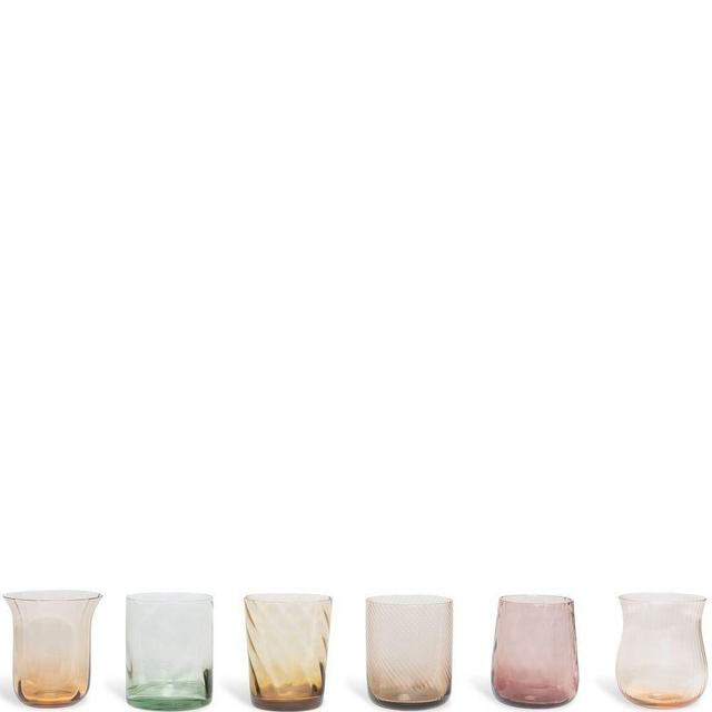Bitossi Home 6 piece assorted tumblers set