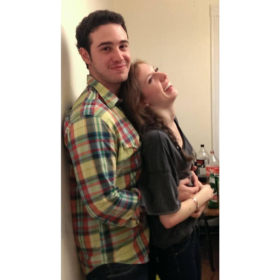 Road trip to Queens in 4th year! Gillian met Jordan's groomsman for the first time in 2014.