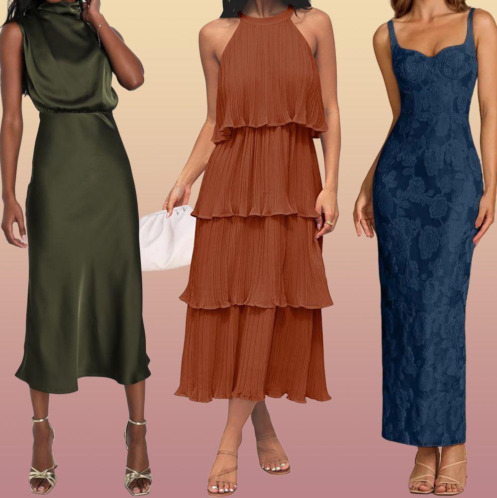 Darker tones for formal dresses.