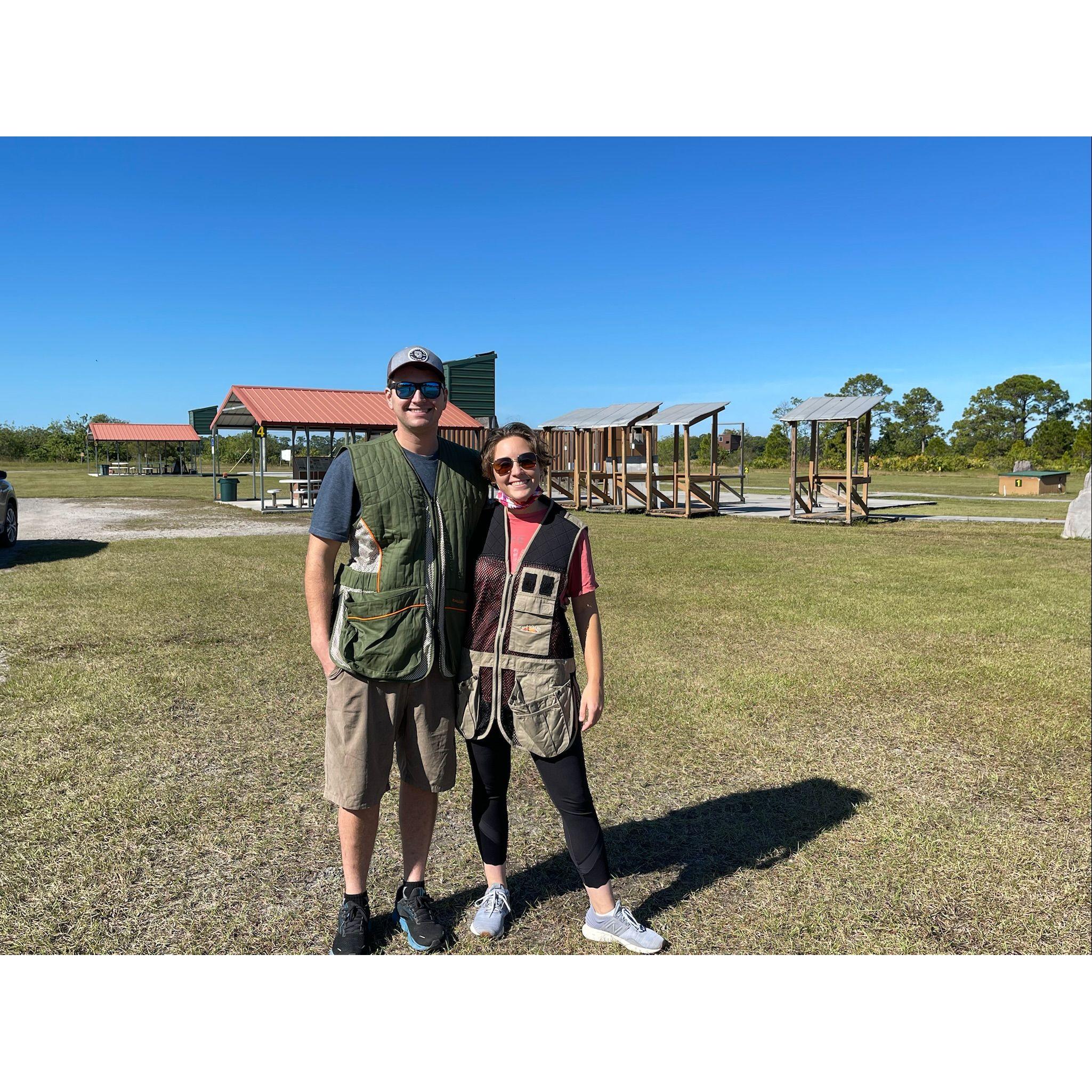 I took him home, and I took him shooting - the Vincent great uncles would be so proud (and impressed)!