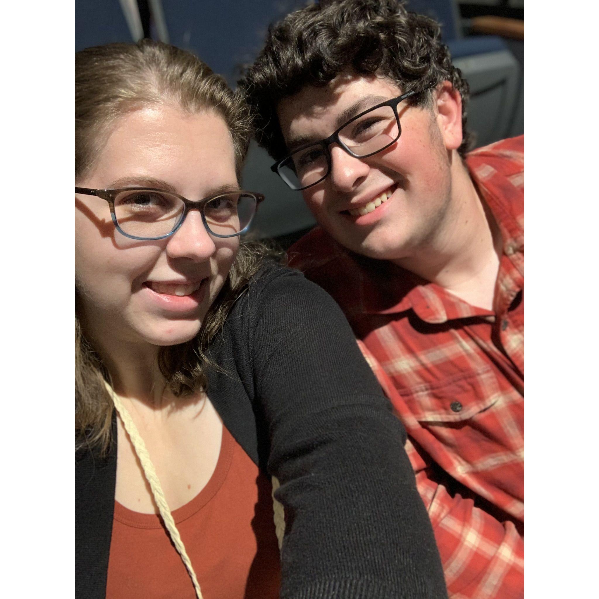 March 6, 2023 on a date to see "CATS" at ETSU Martin Center