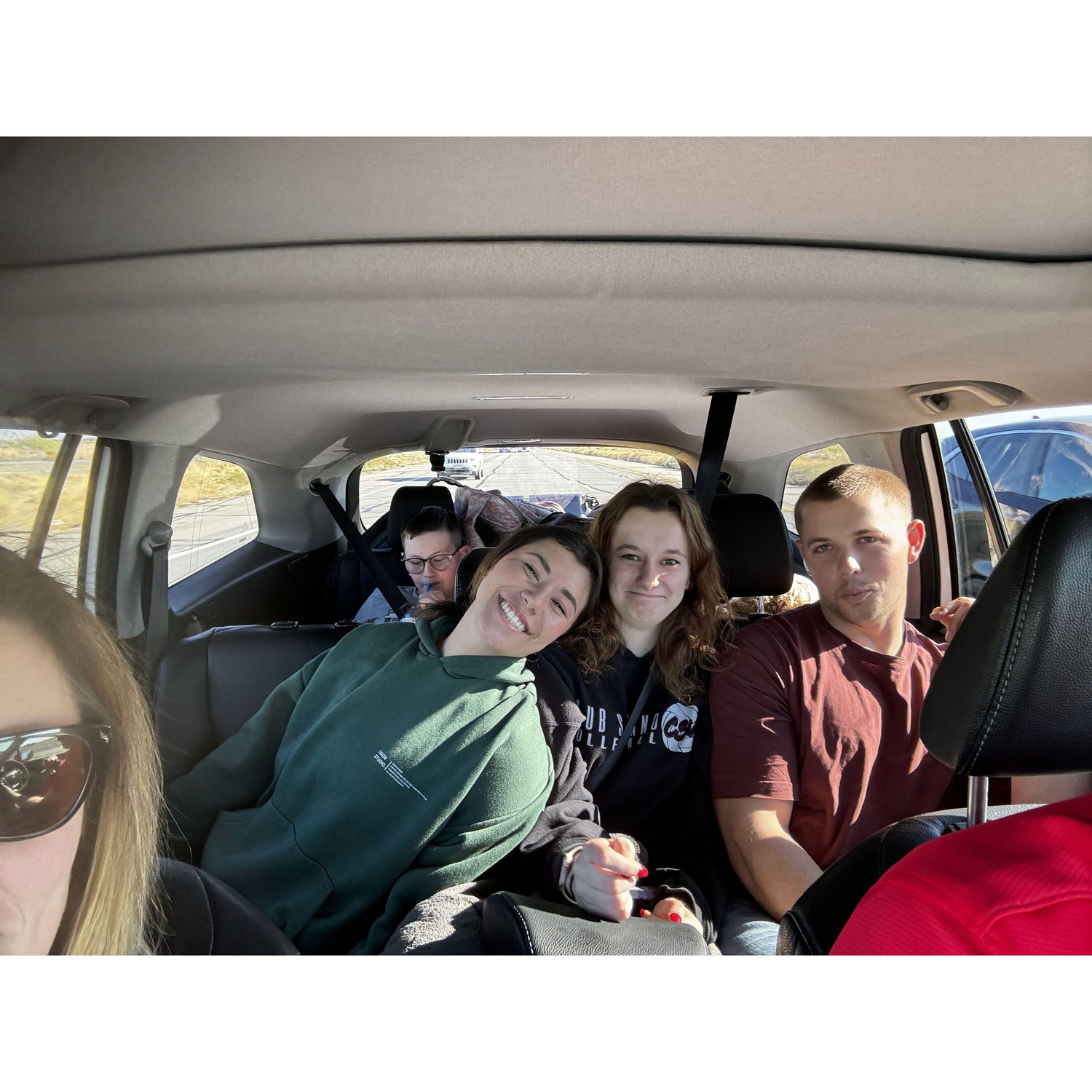 First family vacation, fun fact: everyone in this picture got sick at one point on this trip