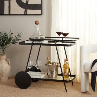 Zunia 2-Tier Bar Cart