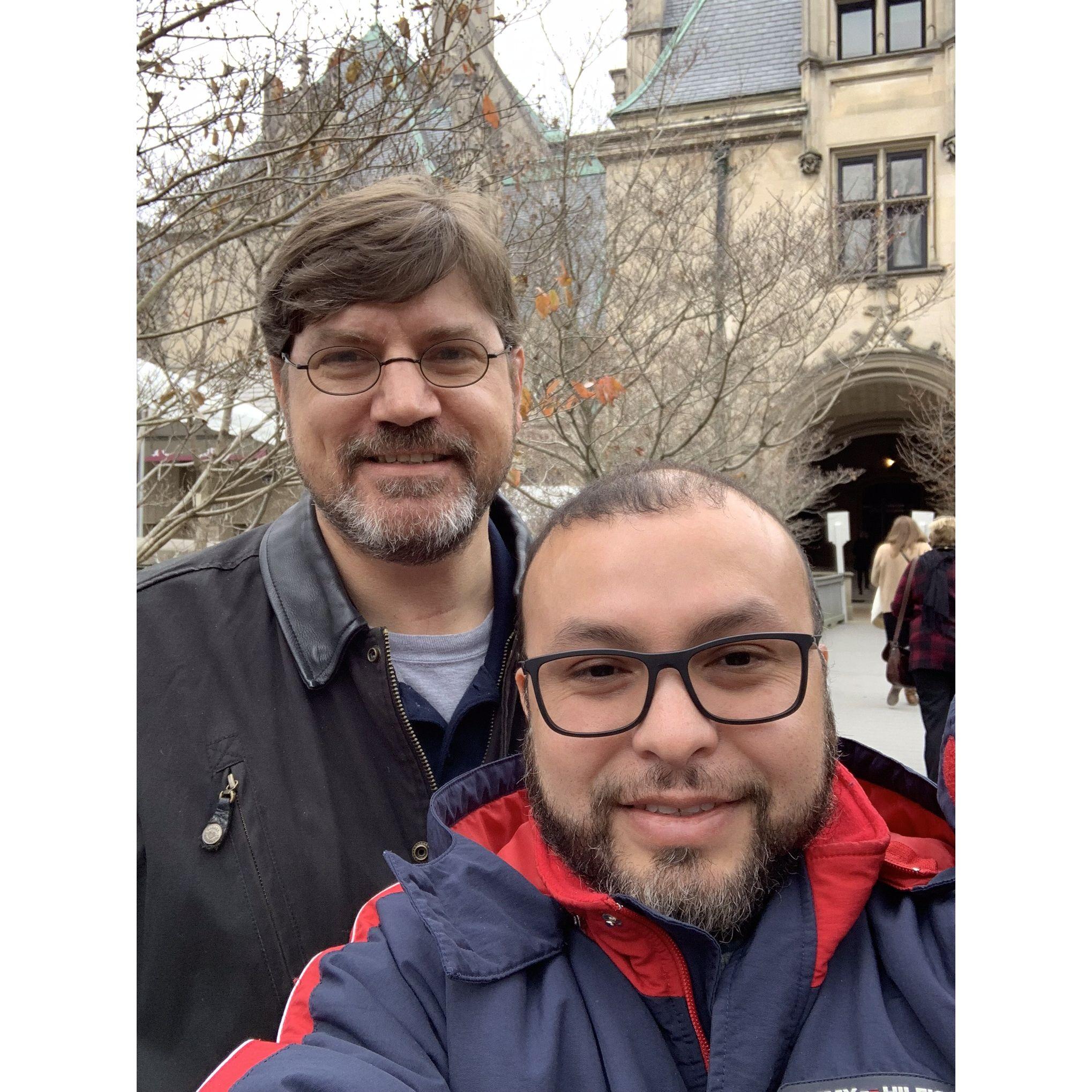 Our first overnight trip together when we went to the Biltmore in Ashville. 2018