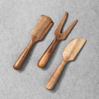 3pc Acacia Cheese Kitchen Tools - Hearth & Hand™ with Magnolia