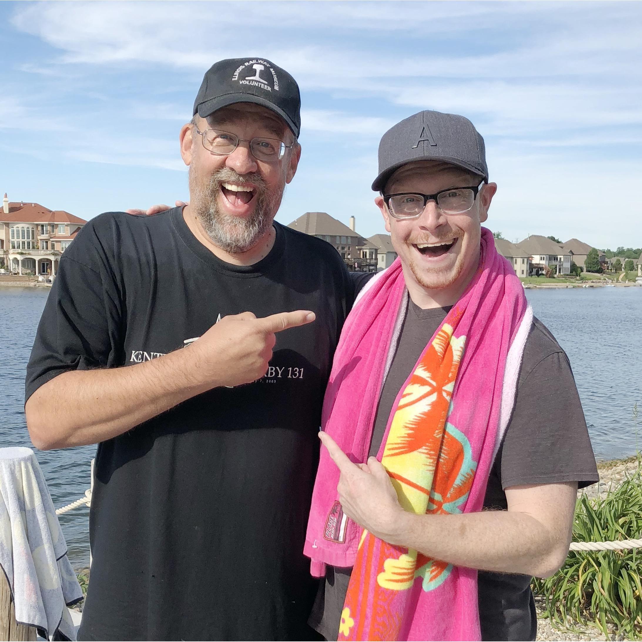 Sometimes Uncle Ray is the only one who laughs at Matt's jokes, and Matt is the only one who laughs at Uncle Ray's jokes, but they enjoy every minute of it!