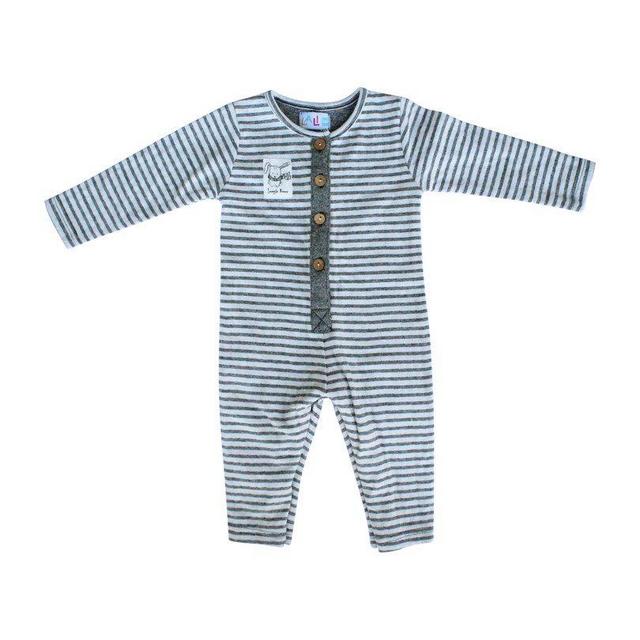 Lali Long Sleeve Jumpsuit, Stripes 6m