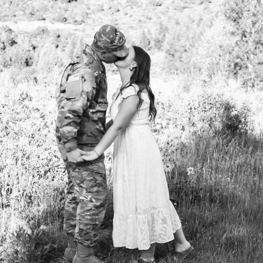 Couples Photos Taken Right Before Jason Left For Army BCT in June of 2025