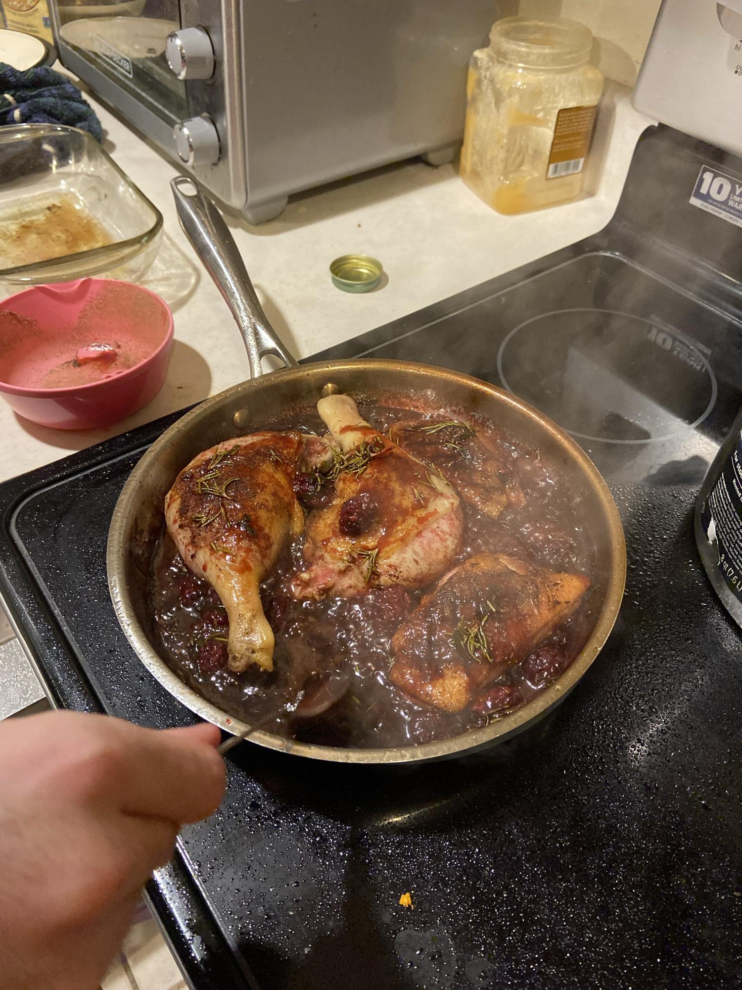 One of the first delicious meals Lucas made to win Emily's heart. (It worked)