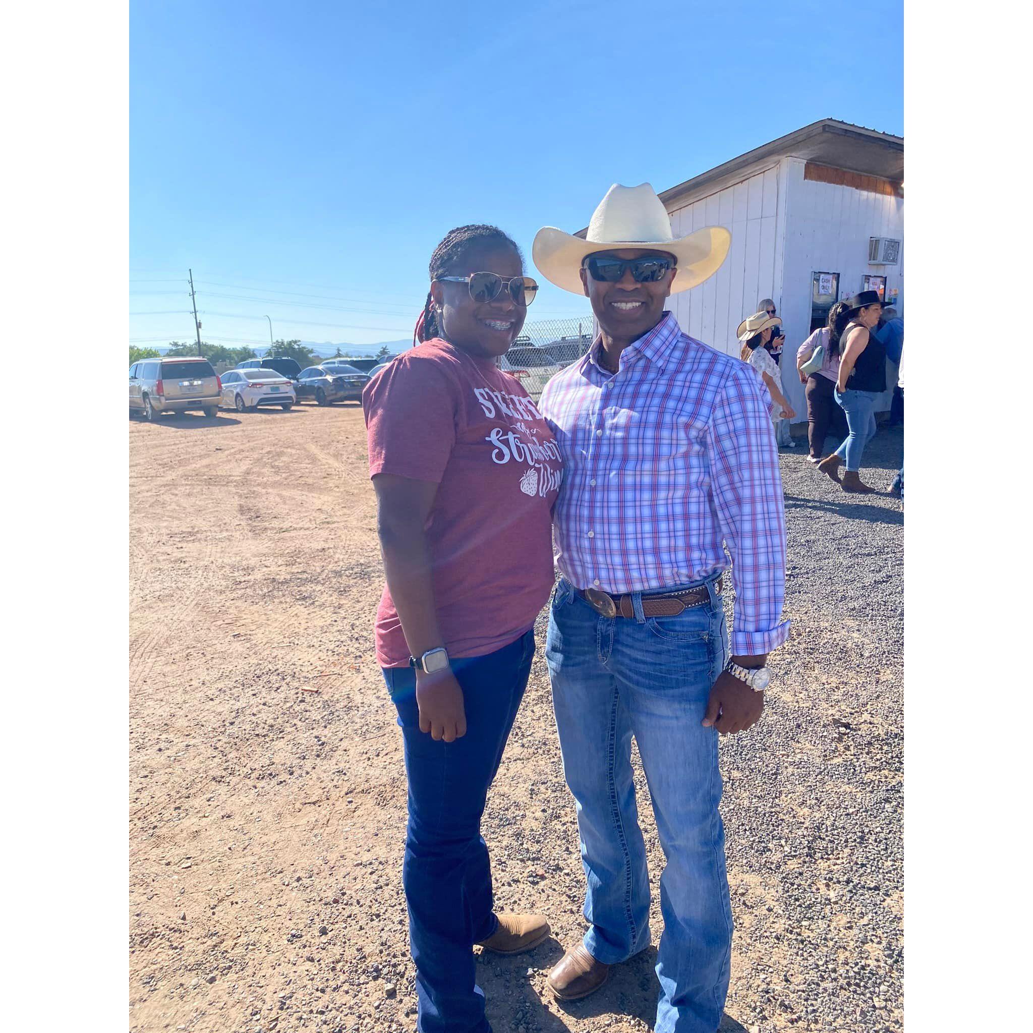 Santa Fe Rodeo. We go every year with family and friends.