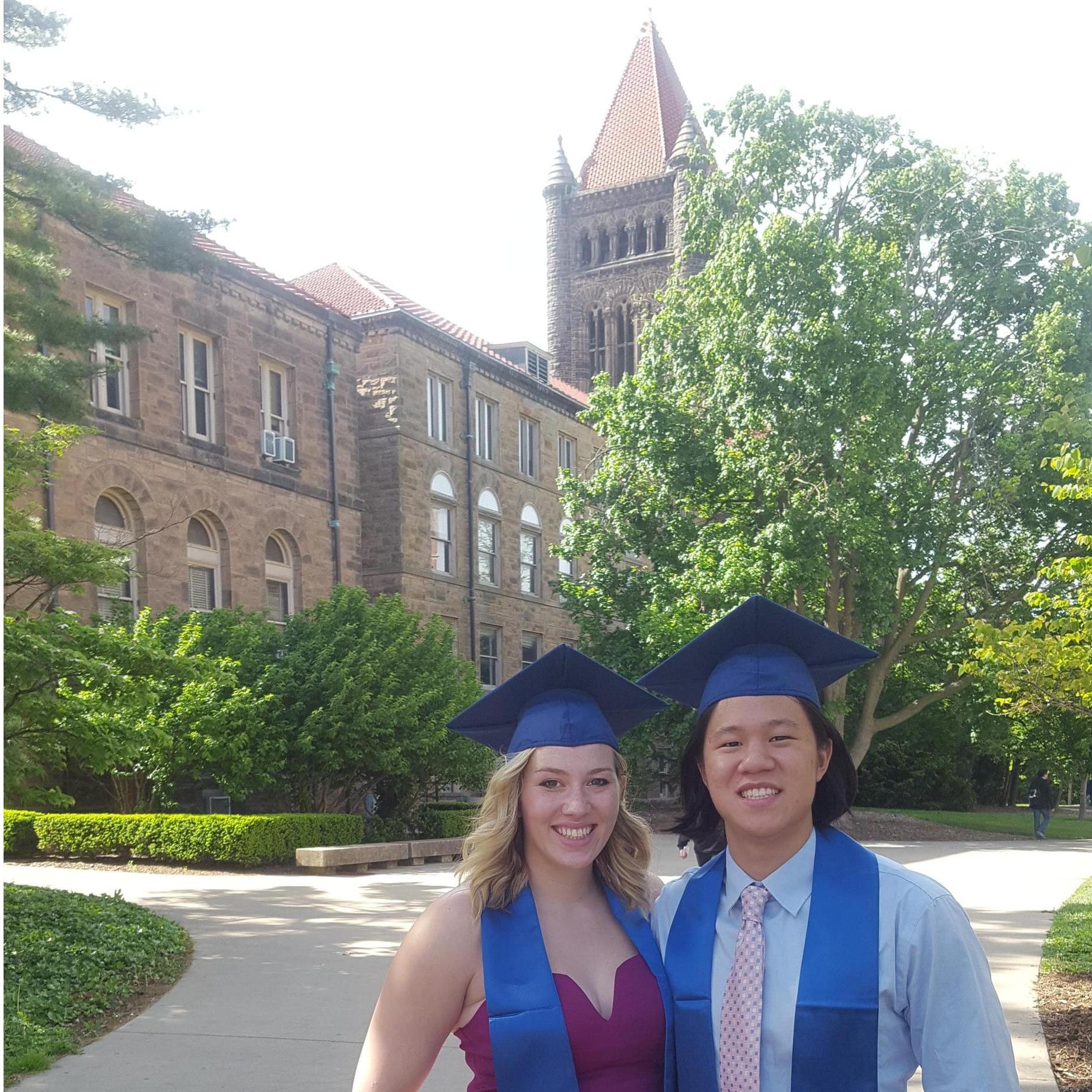 Graduation from UIUC, 2016