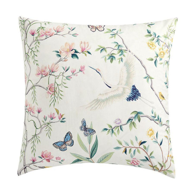 Veranda Percale Sham, Multi, Euro