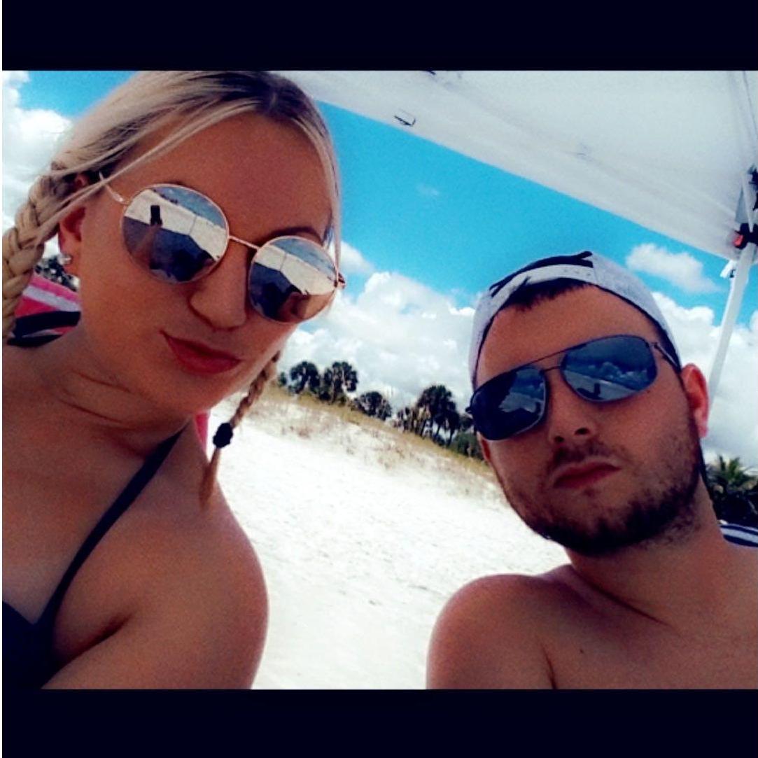 Beach days spent on Redington, Florida with the canopy are our favorite days!
