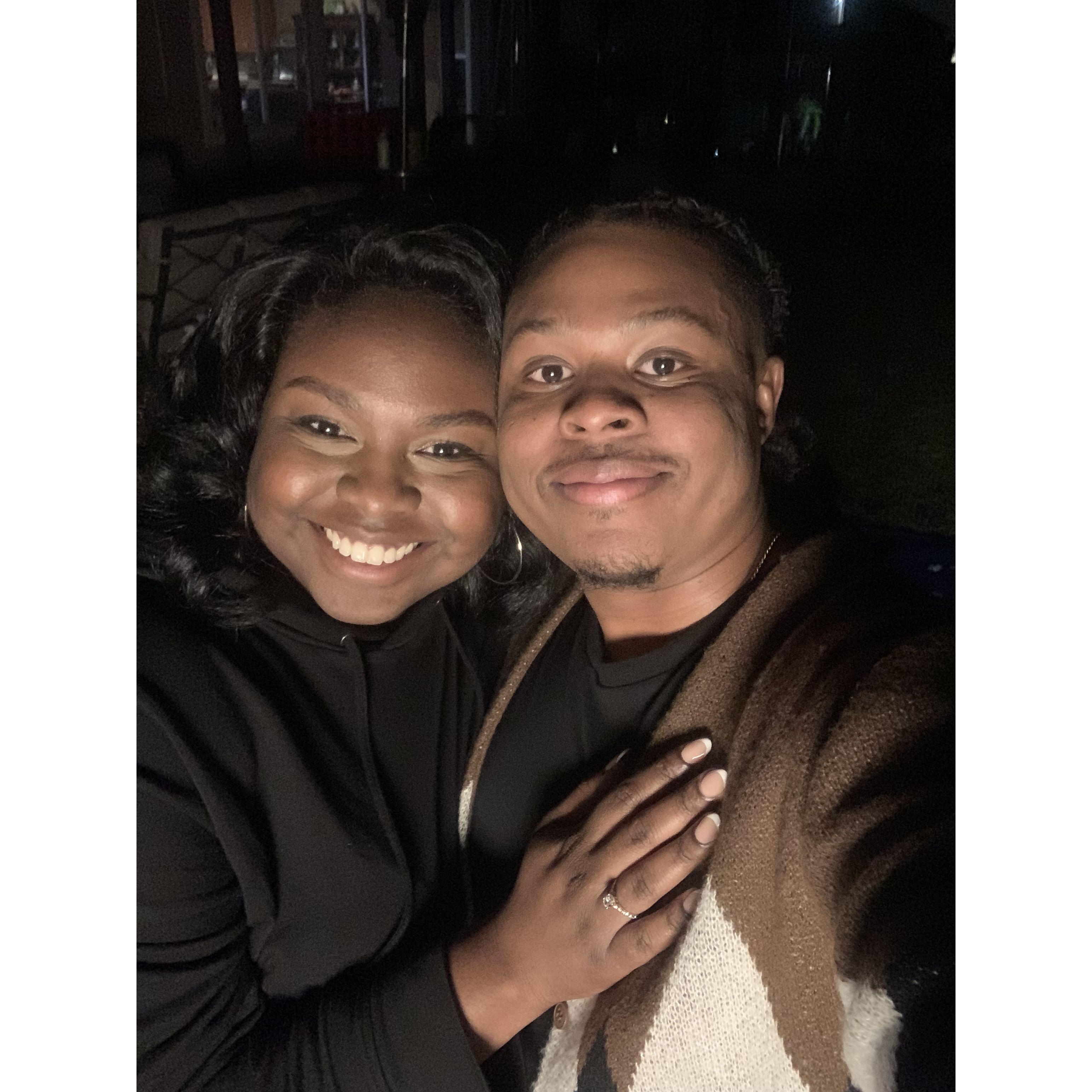 Right after we said yes!