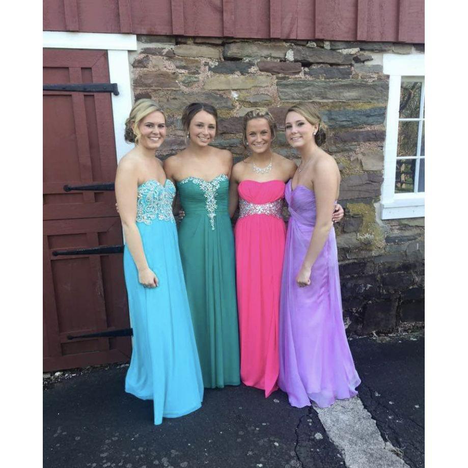 Nicole, Talia, Abby, & Mary at Junior Prom 2015