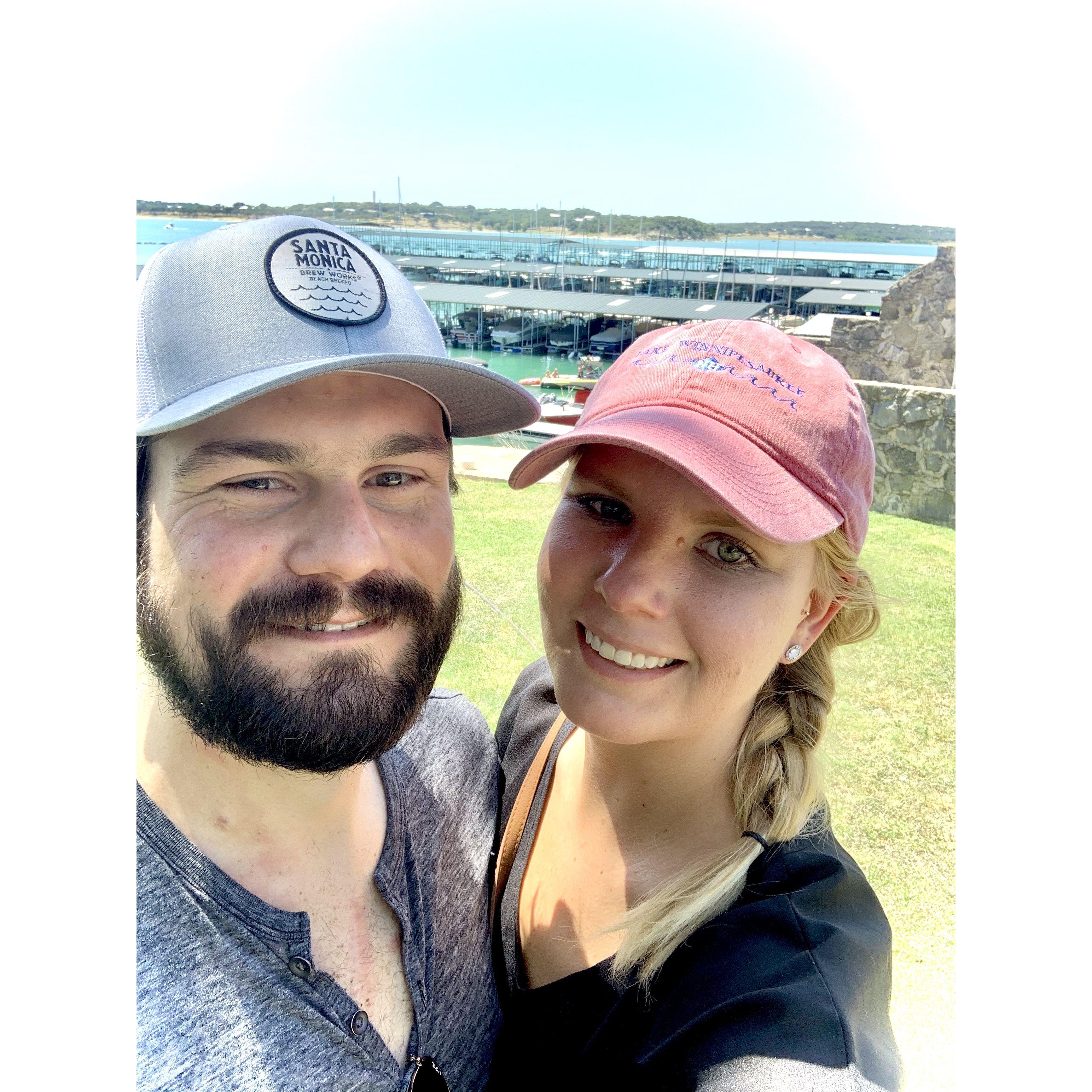 Anniversary trip to Canyon Lake, 2020