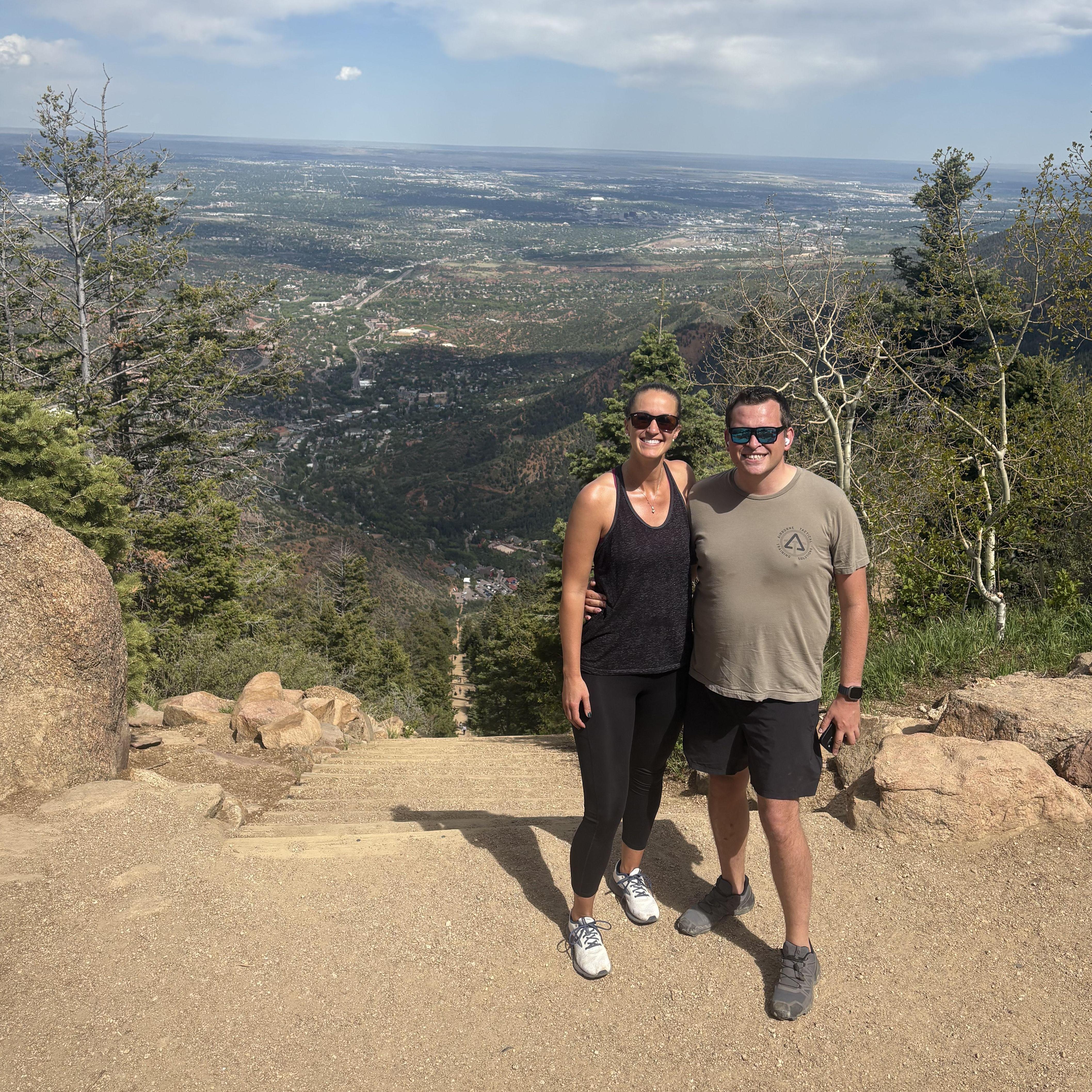 Top of the Manitou Springs Incline