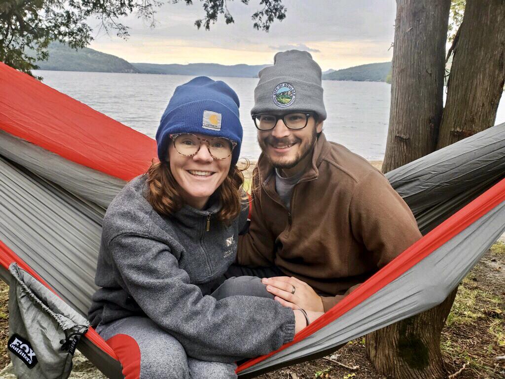 Camping in the Adirondacks.