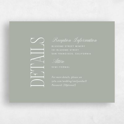 Pale Sage, Green Wedding Enclosure - Thisbe