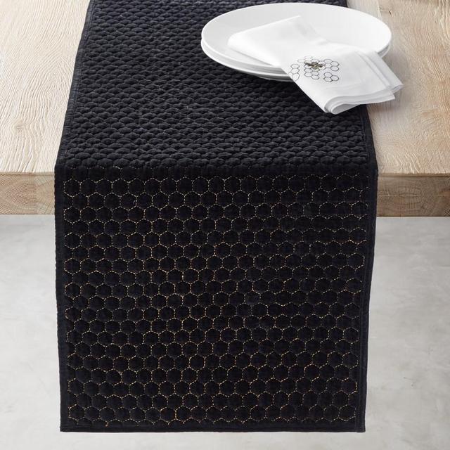 Honeycomb Velvet Table Runner
