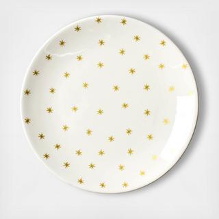 O Holy Night Gold Star Salad Plate, Set of 4