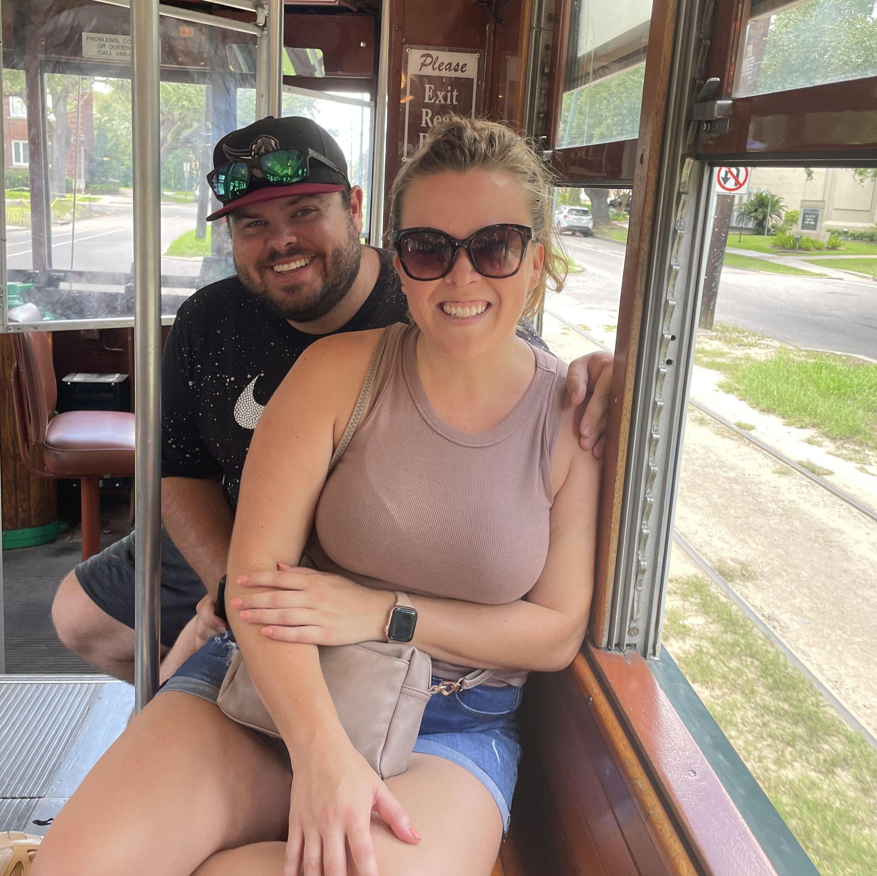 Exploring New Orleans together.